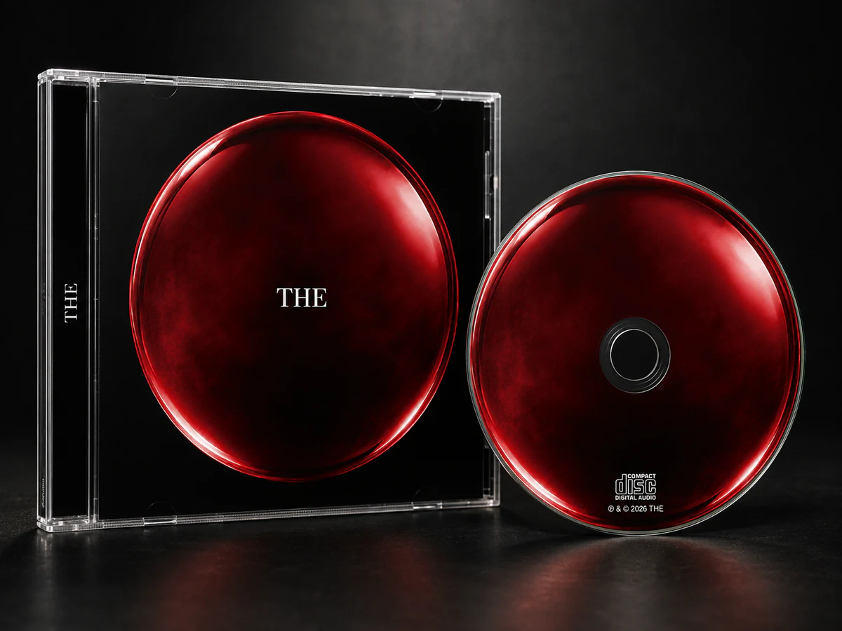1st Album『THE』完成版CD（ジャケットとディスク）